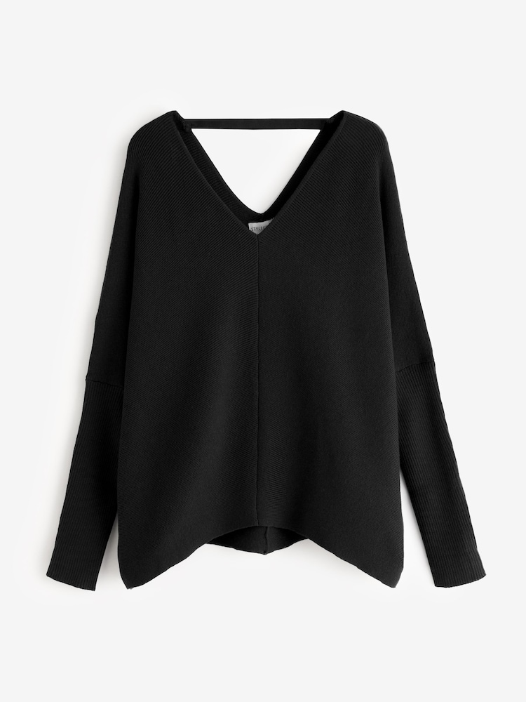 Style Cheat Ella V-Neck Jumper - Imaginea 5 din 5 Style Cheat Ella V-Neck Jumper - Imaginea 5 din 5