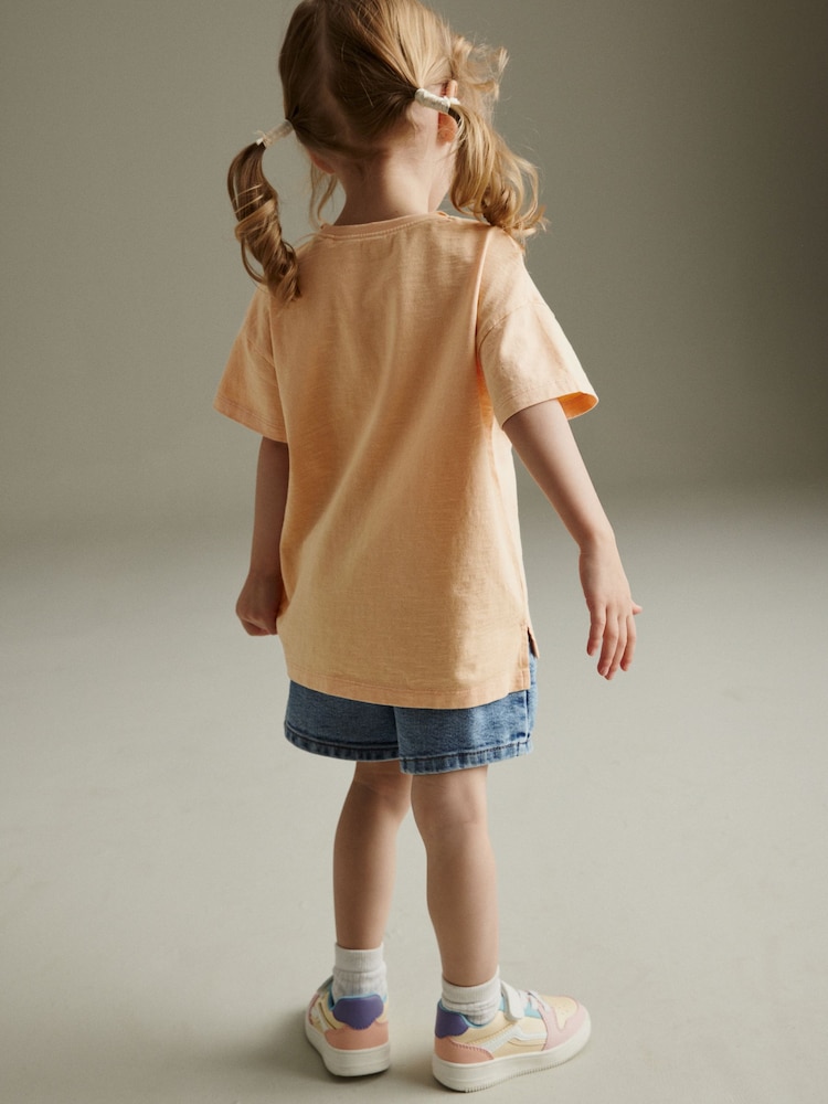 Orange Butterfly Short Sleeve T-Shirt (3mths-7yrs) - Image 3 of 7