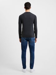 French Connection Black Crew Neck Long Sleeve Sweatshirt - Image 2 of 4