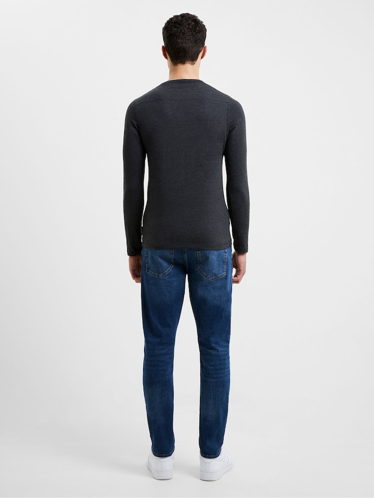 French Connection Black Crew Neck Long Sleeve Sweatshirt - Image 2 of 4