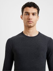 French Connection Black Crew Neck Long Sleeve Sweatshirt - Image 3 of 4