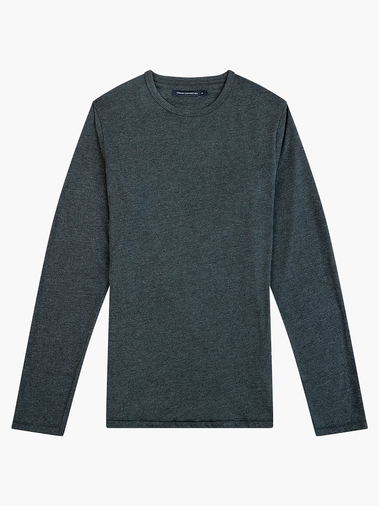 French Connection Black Crew Neck Long Sleeve Sweatshirt - Image 4 of 4