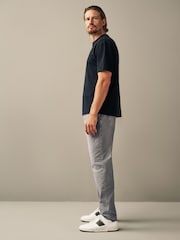 Grey Light Regular Fit Overdyed Denim Jeans - Image 3 of 12