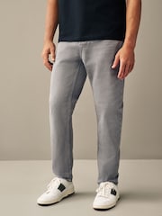 Grey Light Regular Fit Overdyed Denim Jeans - Image 4 of 12