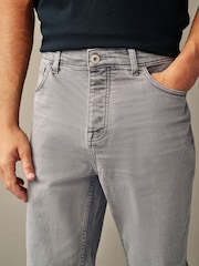 Grey Light Regular Fit Overdyed Denim Jeans - Image 6 of 12