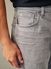 Grey Light Regular Fit Overdyed Denim Jeans - Image 7 of 12