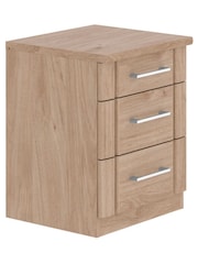 Wiemann Holm Oak Torquay 3 Drawer Bedside Table - Image 1 of 2