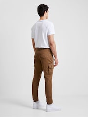 French Connection Natural 100% Cotton Cargo Trousers - Image 3 of 4