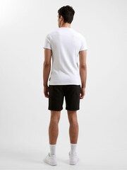 French Connection White Drop Needle 100% Cotton T-Shirt - Image 2 of 3