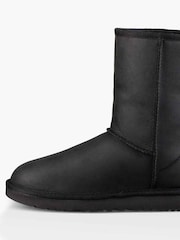 UGG Black Classic Short Leather Boots - Image 2 of 6