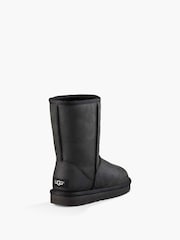 UGG Black Classic Short Leather Boots - Image 4 of 6