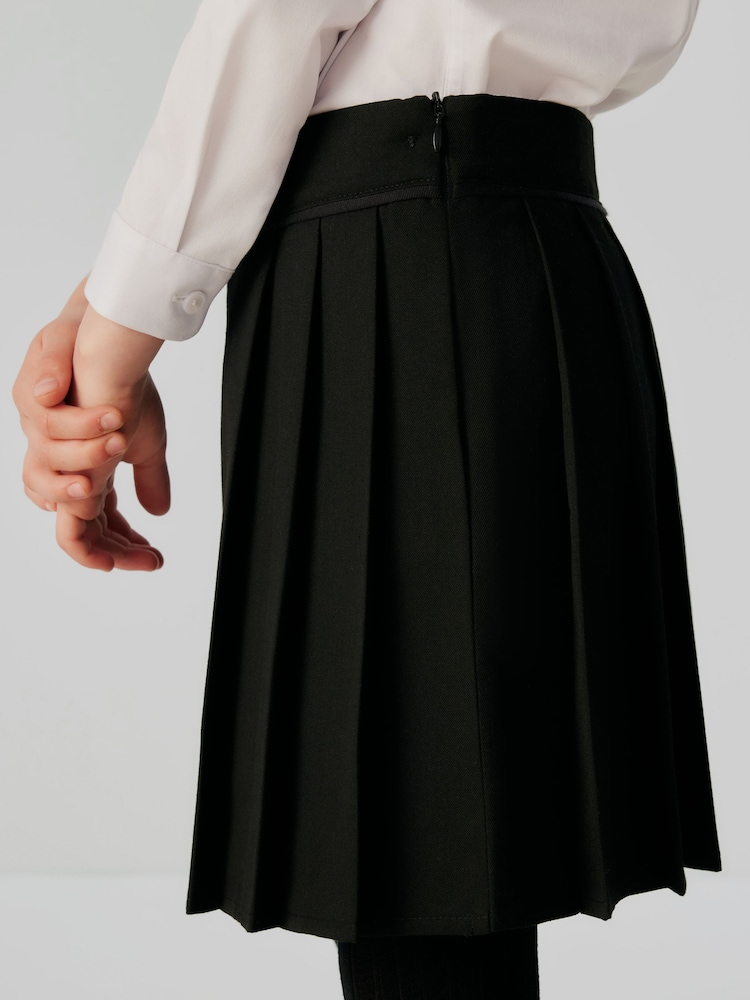 Clarks Grey School Pleat Kilt Skirt - Image 2 of 6