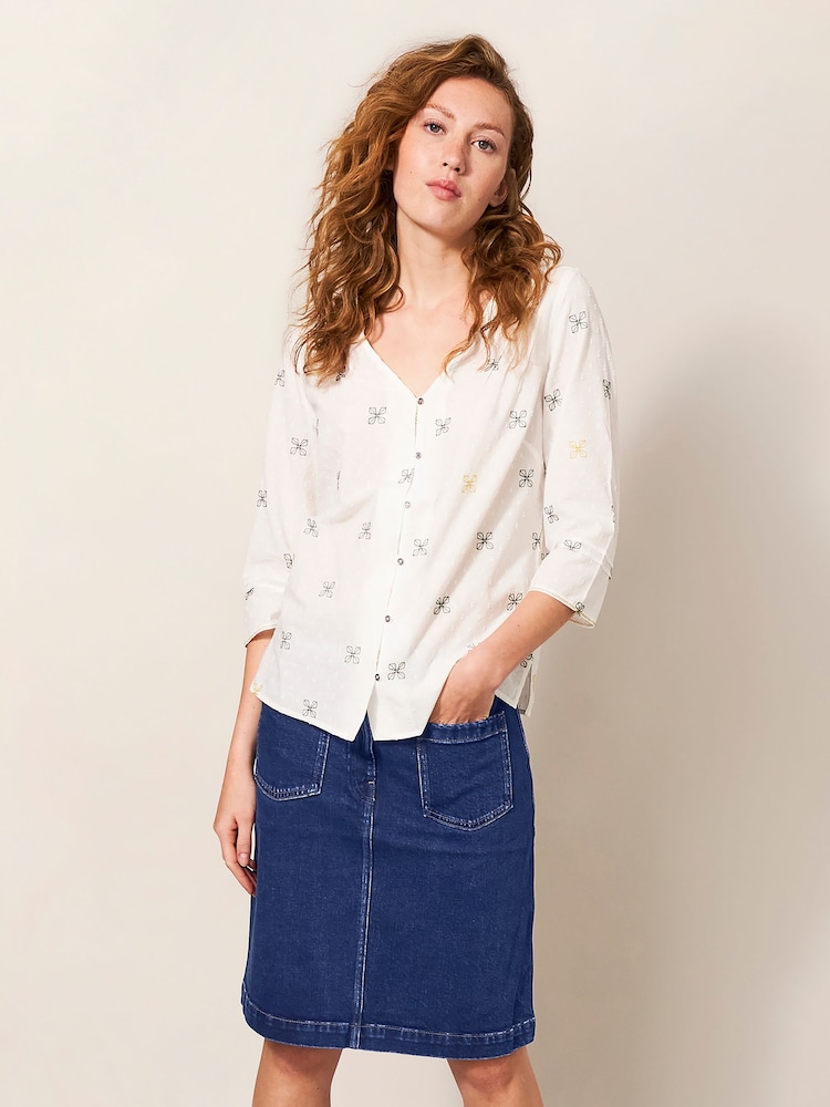 White Stuff Blue Melody Denim Skirt - Image 1 of 6 White Stuff Blue Melody Denim Skirt - Image 1 of 6