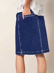 White Stuff Blue Melody Denim Skirt - Image 3 of 6