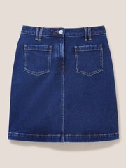 White Stuff Blue Melody Denim Skirt - Image 5 of 6