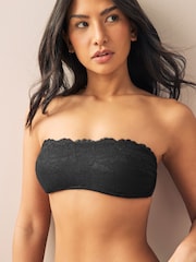 Negro/Blanco - Pack de 2 sujetadores bandeau de encaje Ultimate Comfort - Imagen 2 de 9