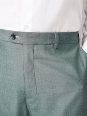 Green Regular Fit Trimmed Suit Trousers - Image 4 of 8
