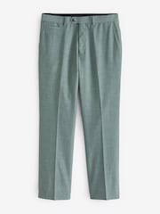 Green Regular Fit Trimmed Suit Trousers - Image 5 of 8