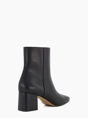 Dune London Black Branded Smart Block Onsen Heeled Boots - Image 3 of 5