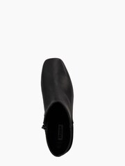 Dune London Black Branded Smart Block Onsen Heeled Boots - Image 4 of 5