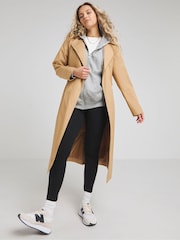 Simply Be Cream Essential Clean Trench Coat - Image 3 of 4