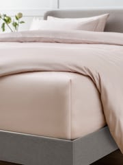 Blush Pink Collection Luxe 400 Thread Count 100% Egyptian Extra Deep Fitted Cotton Sateen Sheet - Image 1 of 2