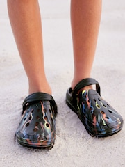 Black Marble Clogs - Image 2 of 7