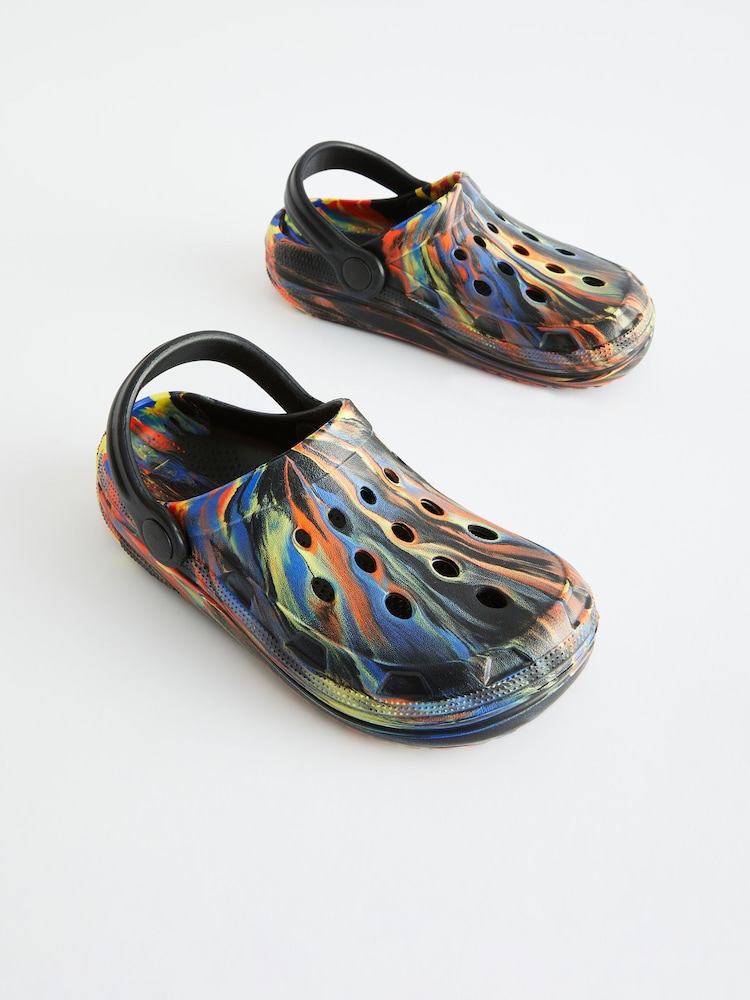 Black Marble Clogs - Image 3 of 7