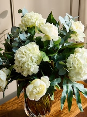 N. Premium Hydrangea and Peony Flower Bouquet - Image 2 of 4