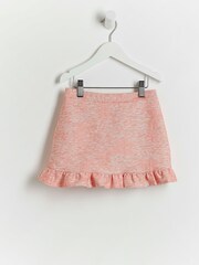 River Island Girls Pink Jacquard Skirt - Image 1 of 4