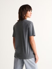 Charcoal Grey License Blondie Short Sleeve Graphic Band 100% Cotton T-Shirt - Image 4 of 7