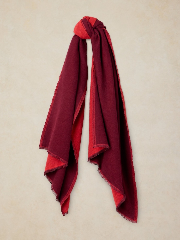 White Stuff Red Selma Midweight Scarf - Image 2 of 4 White Stuff Red Selma Midweight Scarf - Image 2 of 4