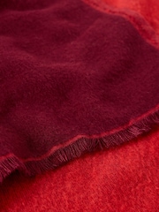 White Stuff Red Selma Midweight Scarf - Image 4 of 4