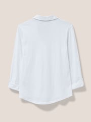 White Stuff White Jersey Annie 100% Cotton Shirt - Image 6 of 6