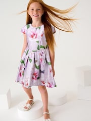 Baker by Ted Baker Floral Satin Dress - Image 1 of 8