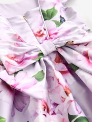 Baker by Ted Baker Floral Satin Dress - Image 7 of 8