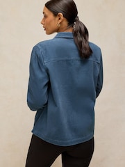 White Stuff Blue Carrie Cord Jacket - Image 3 of 6