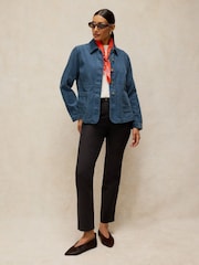 White Stuff Blue Carrie Cord Jacket - Image 4 of 6