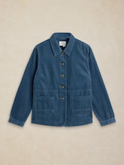 White Stuff Blue Carrie Cord Jacket - Image 5 of 6