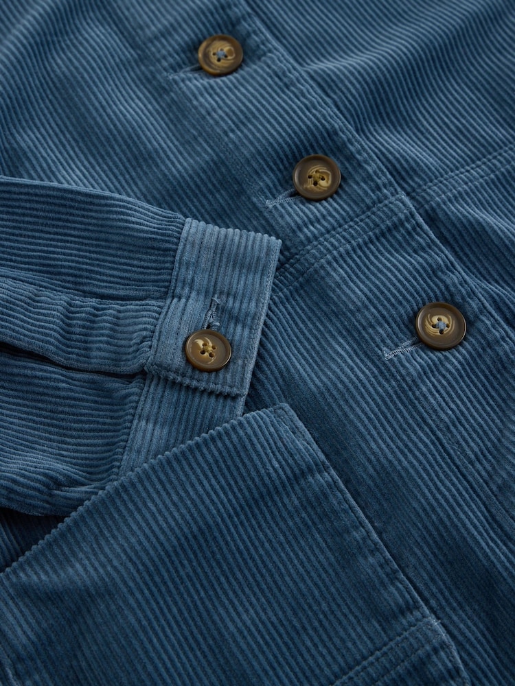 White Stuff Blue Carrie Cord Jacket - Image 6 of 6