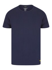 Lyle & Scott Blue Cash 100% Cotton Top And Pyjama Set - Image 4 of 7