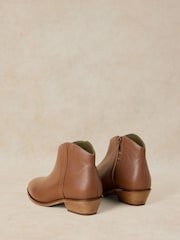 White Stuff Brown Mae Leather Ankle Boots - Image 3 of 4