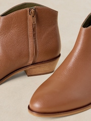 White Stuff Brown Mae Leather Ankle Boots - Image 4 of 4