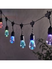 Lights4fun 20 Drop Bulb Colour Changing Festoon Lights - Image 1 of 4