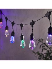 Lights4fun 20 Drop Bulb Colour Changing Festoon Lights - Image 3 of 4