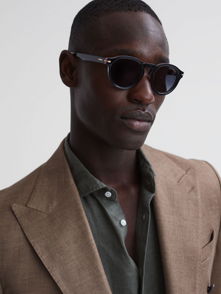Carrera Eyewear Round Tortoiseshell Sunglasses - Image 2 of 5