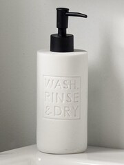 White Wash Rinse & Dry Soap Dispenser - Image 2 of 3