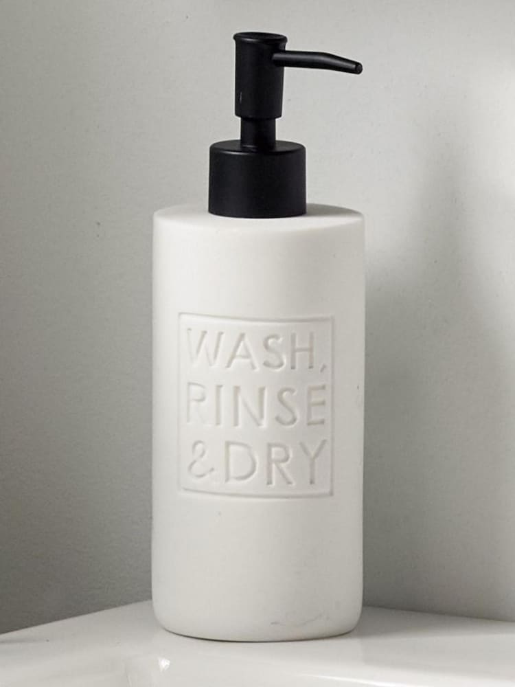 White Wash Rinse & Dry Soap Dispenser - Image 2 of 3 White Wash Rinse & Dry Soap Dispenser - Image 2 of 3