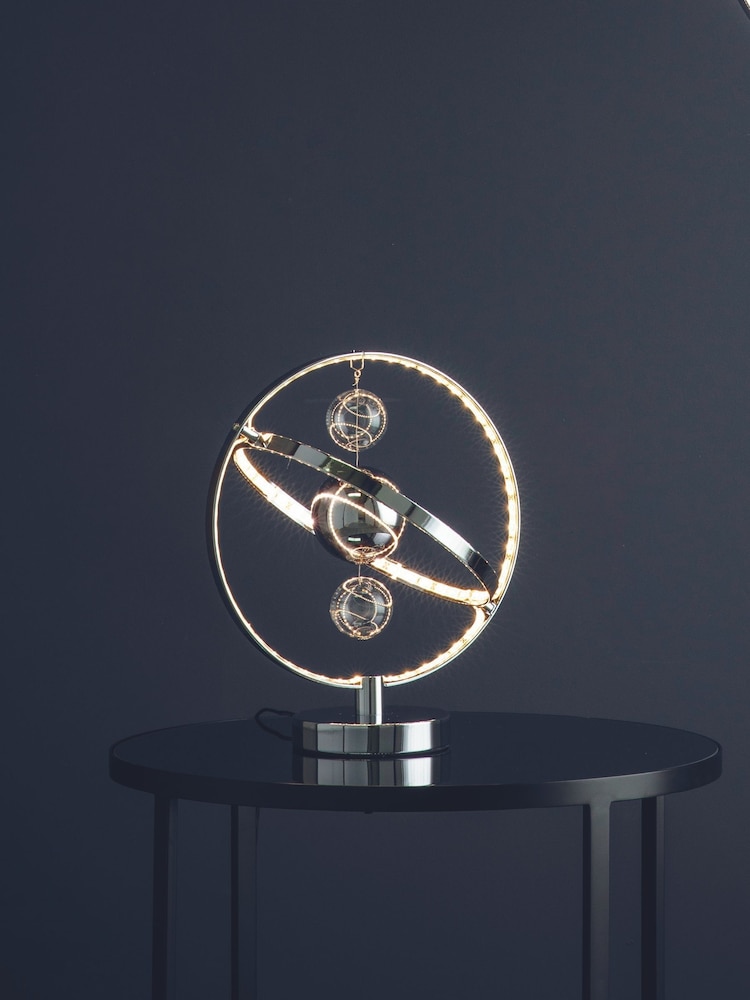 Gallery Home Chrome Moory Table Lamp - Image 1 of 2