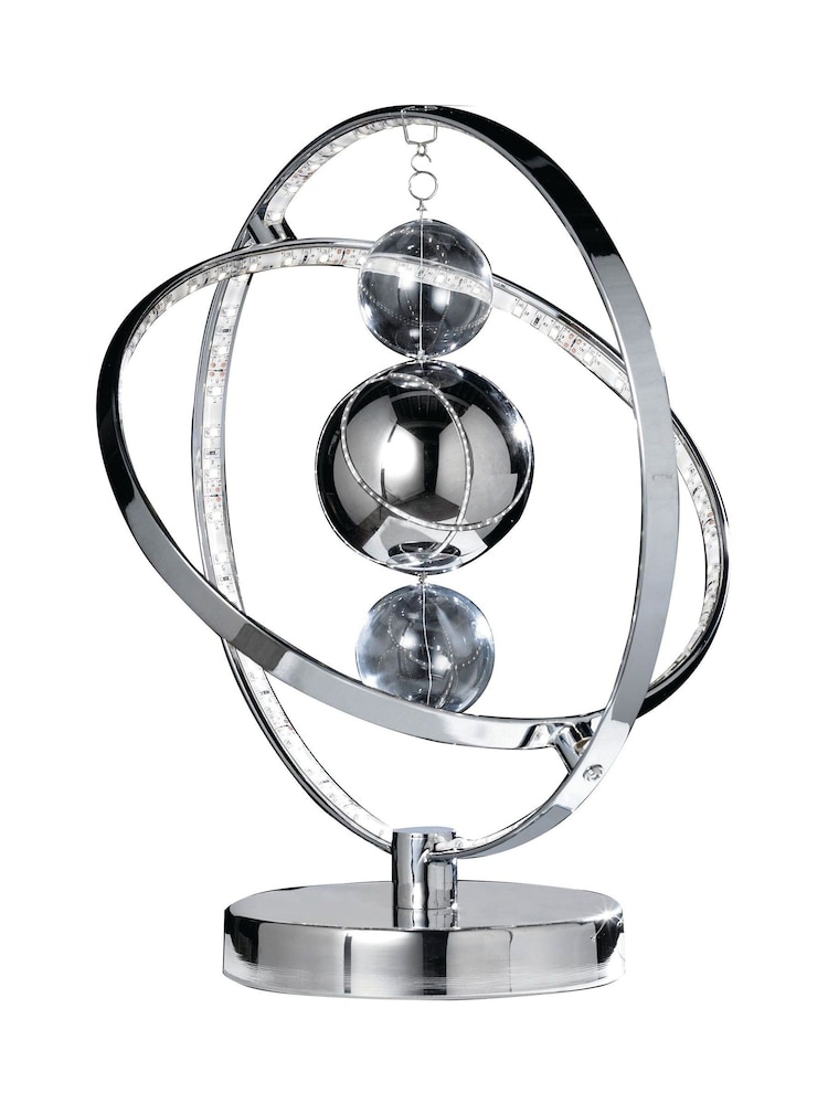 Gallery Home Chrome Moory Table Lamp - Image 2 of 2
